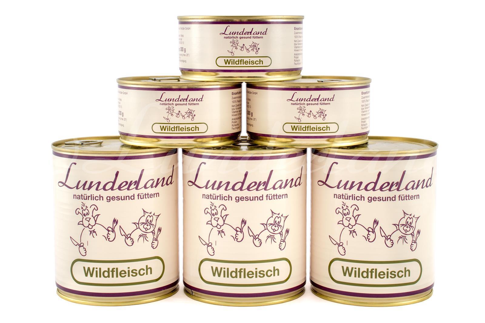Lunderland Fleischdosen - Lunderland Wildfleisch | Dose 800 g