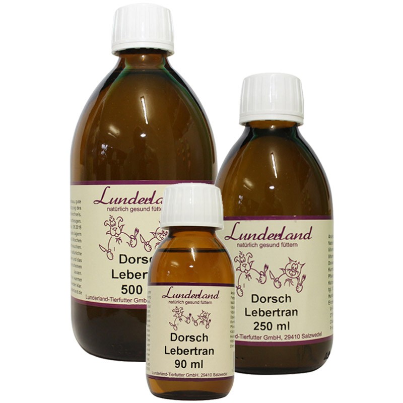 Lunderland - BARF - Öl - Dorschlebertran 250 ml