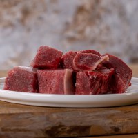 BARF Rindfleisch - In Würfel - Rinderzunge mager 1000g