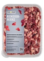 BARF Rindfleisch - Rind - In Schalen - Rinderherz | Schale