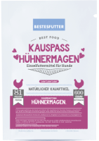 Geflügel - Soft & halbfeuchte Snacks - BestesFutter Deutschland - Kauspass Hühnermagen | Premium 600 g