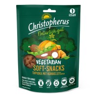 Vegetarische Hundesnacks - Vegetarian - Christopherus Vegetarian - Soft Snack Tapioka mit Kürbis | 125 g
